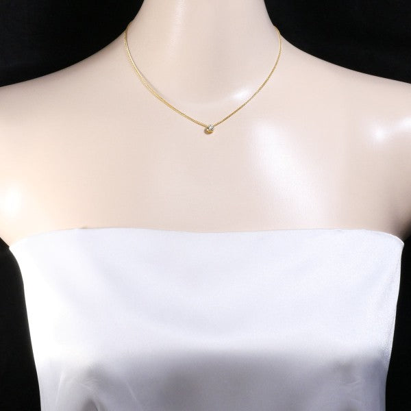 18K Yellow Gold Diamond Necklace for Women - Elegant Dainty Pendant Jewelry Gift for Anniversary, Valentine's Day & Special Occasions