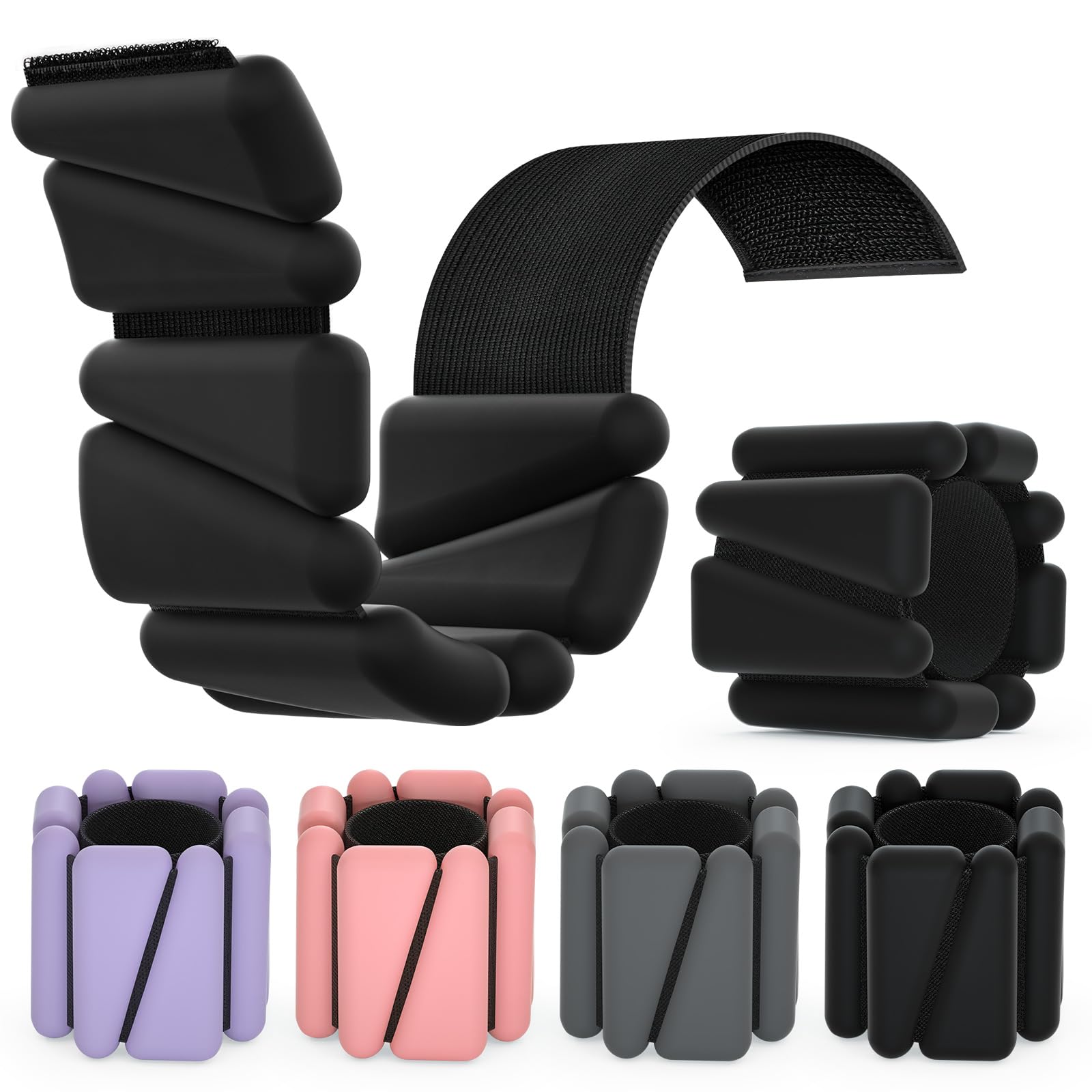 Adjustable Wrist & Ankle Weights for Women & Men - 1LB Each (Set of 2) - Perfect for Home Gym, Running, Yoga & Strength Training - Lightweight Fitness Accessories for Cardio, Toning & Rehabilitation Workouts