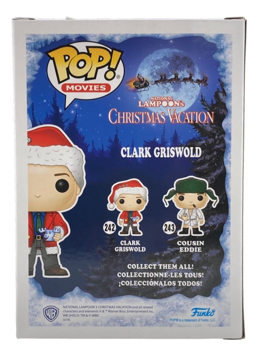 Chevy Chase Signed Red National Lampoon Christmas Vacation Funko Pop #242 - Limited Edition Collectible for Movie Fans & Holiday Decor
