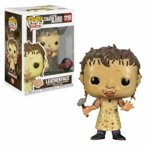 Funko Pop Movies The Texas Chainsaw Massacre Leatherface with Hammer Special Edition Collectible Figure - Perfect for Horror Fans, Movie Collectors & Halloween Decorations