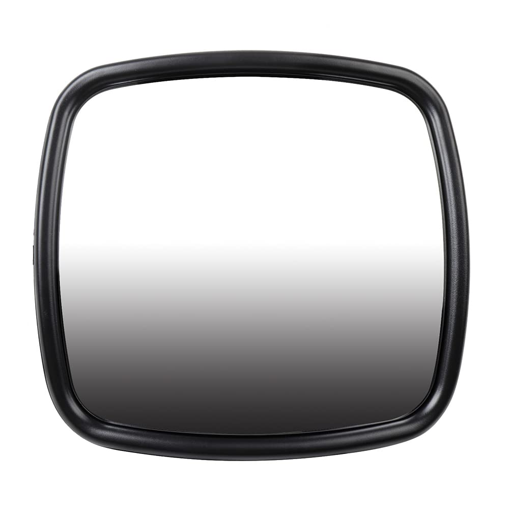 Heated Black Housing Side Hood Mirror Replacement for Freightliner M2 100 106 112 114SD (2003-2017) - Wide Angle Truck Mirror with Smaller Design - Perfect for Enhanced Visibility and Safety While Driving