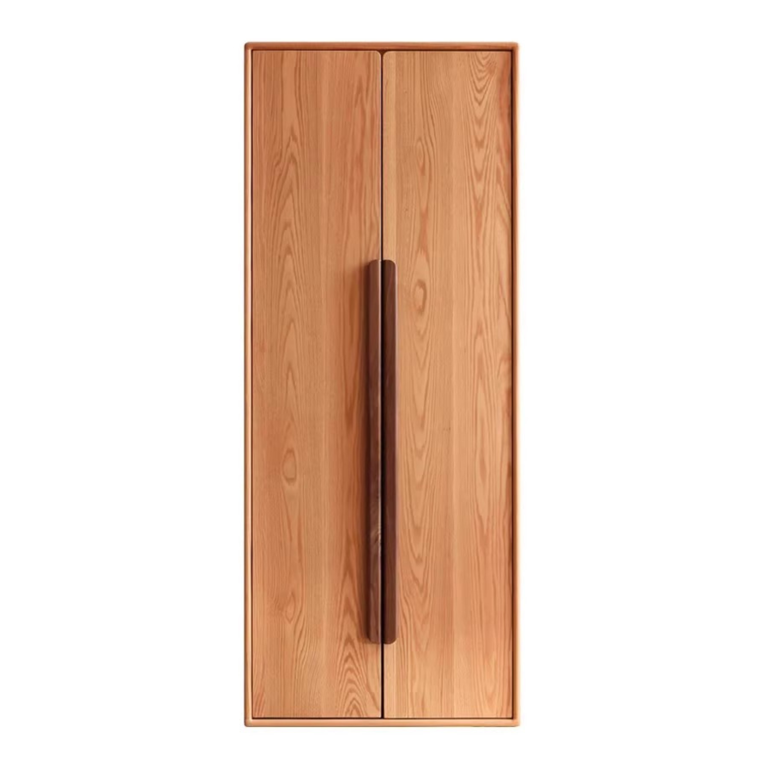 Solid Oak Wood Wardrobe Bookcase - Free Combination for Bedroom, Living Room, and Office Storage