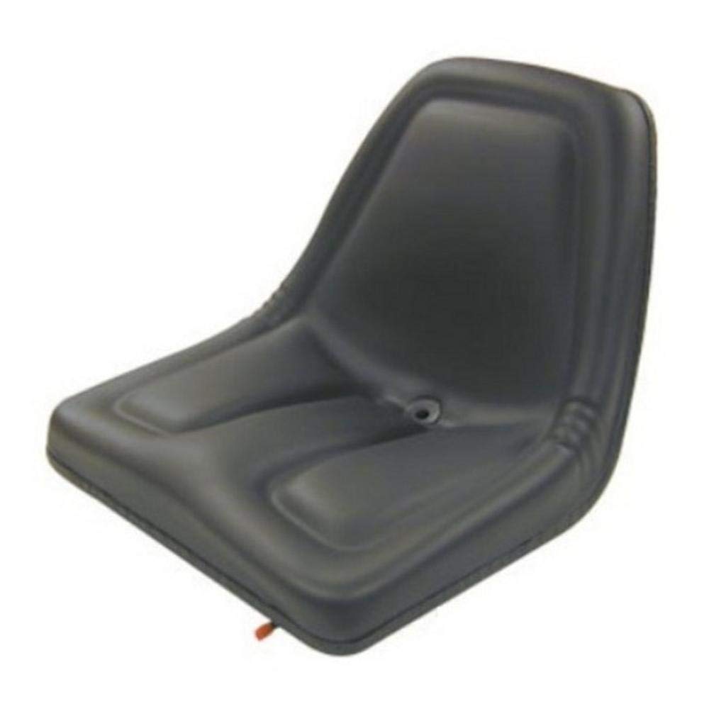 RAParts TMS444BL Black Michigan Style Seat with Slide Track - Universal Fit for Multiple Car Brands & Models - Perfect for Jeep, Truck & Off-Road Vehicle Upgrades