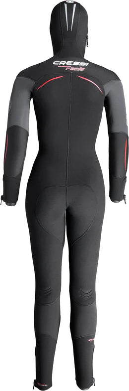 Cressi Facile 8mm Neoprene Wetsuit for Women - Warm & Flexible Scuba Diving, Snorkeling & Water Sports Gear