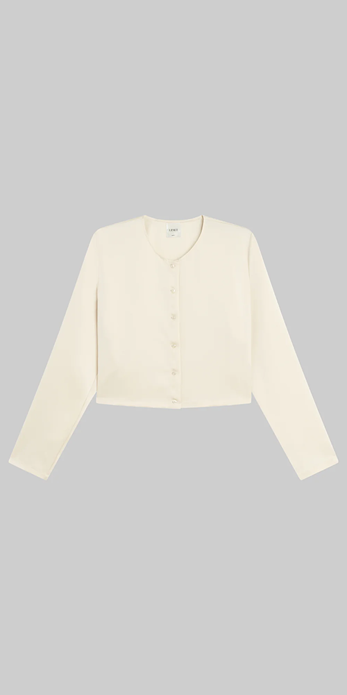 Women's Barb Satin Crew Neck Cardigan - Soft Long Sleeve Open Front Knit Sweater for Casual Wear, Office, and Date Nights