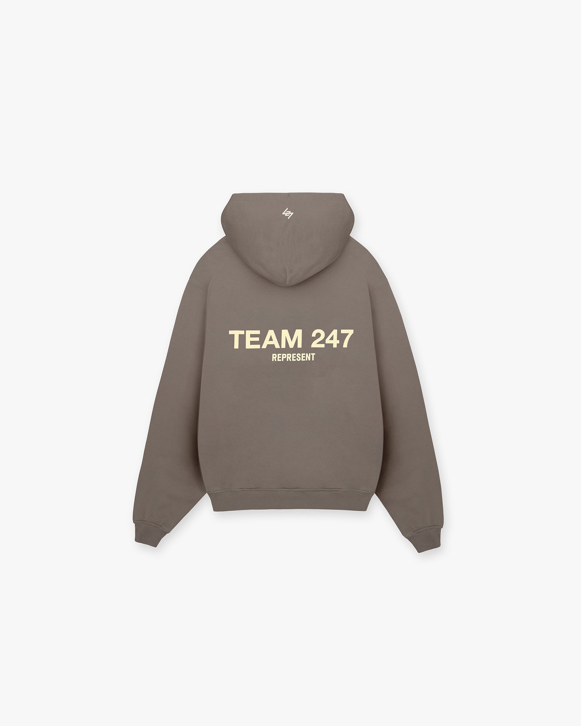 Team 247 Oversized Hoodie for Women & Men - Soft Fleece Pullover Sweatshirt with Kangaroo Pocket - Earth Tone Casual Wear for Lounge, Streetwear & Outdoor Activities