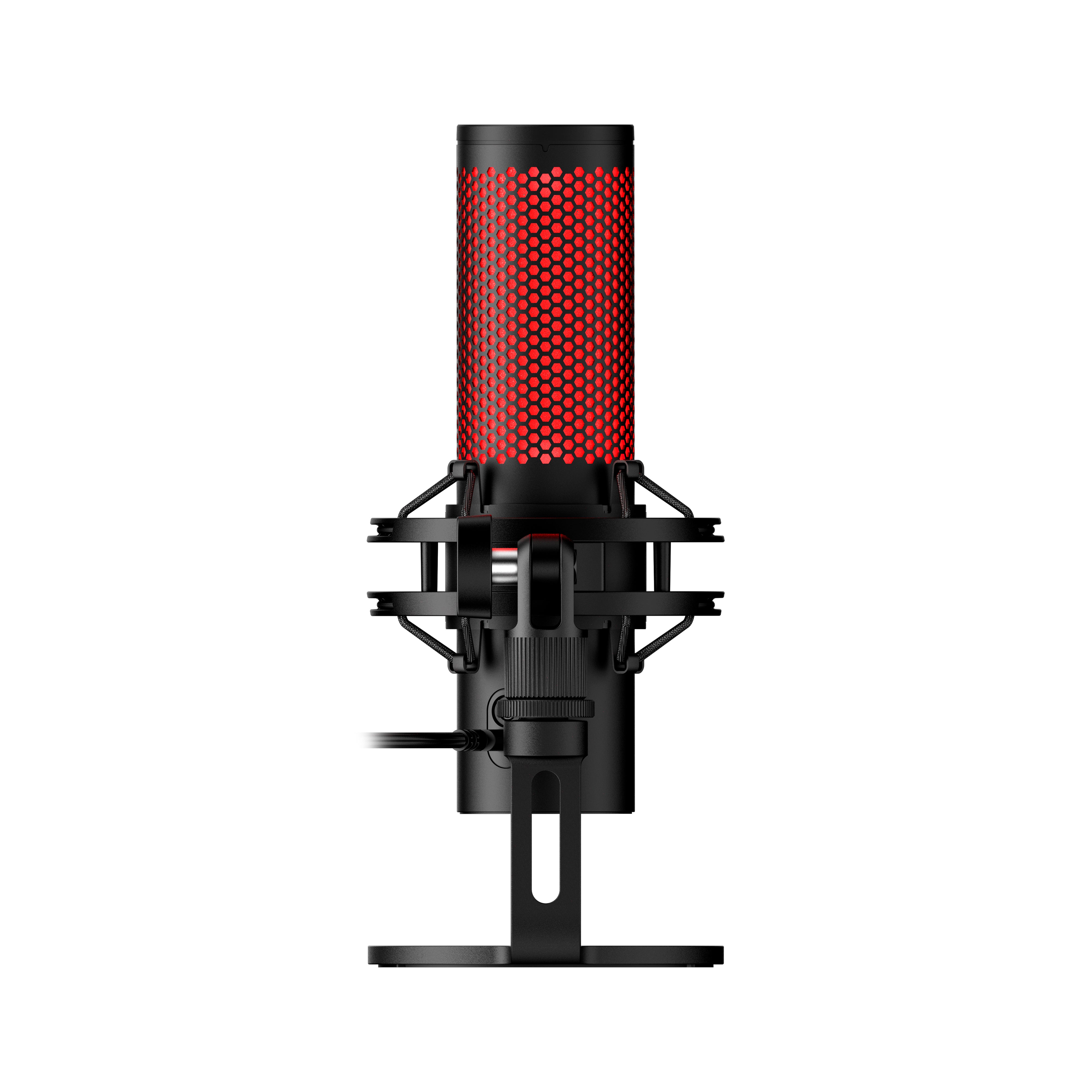 HyperX QuadCast 2 USB Condenser Gaming Microphone with RGB Lighting - Professional Streaming, Podcasting & Voice Recording for PC, PS4, PS5 (Perfect for Twitch, Discord & YouTube Content Creation)