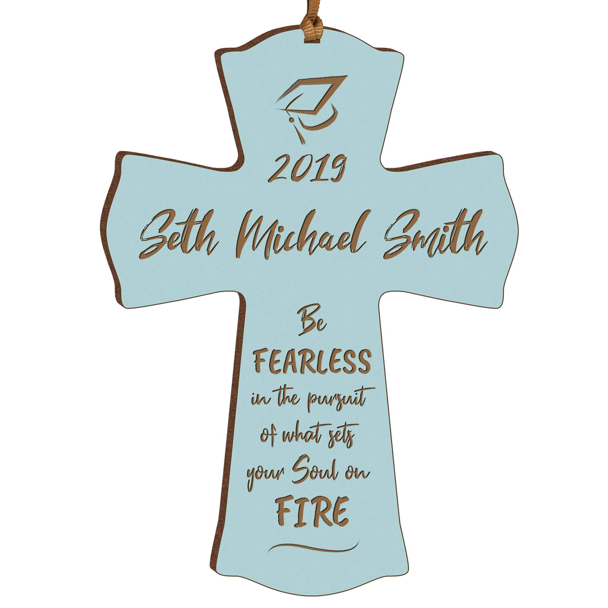 Personalized Graduation Cross Gift - LifeSong Milestones 4