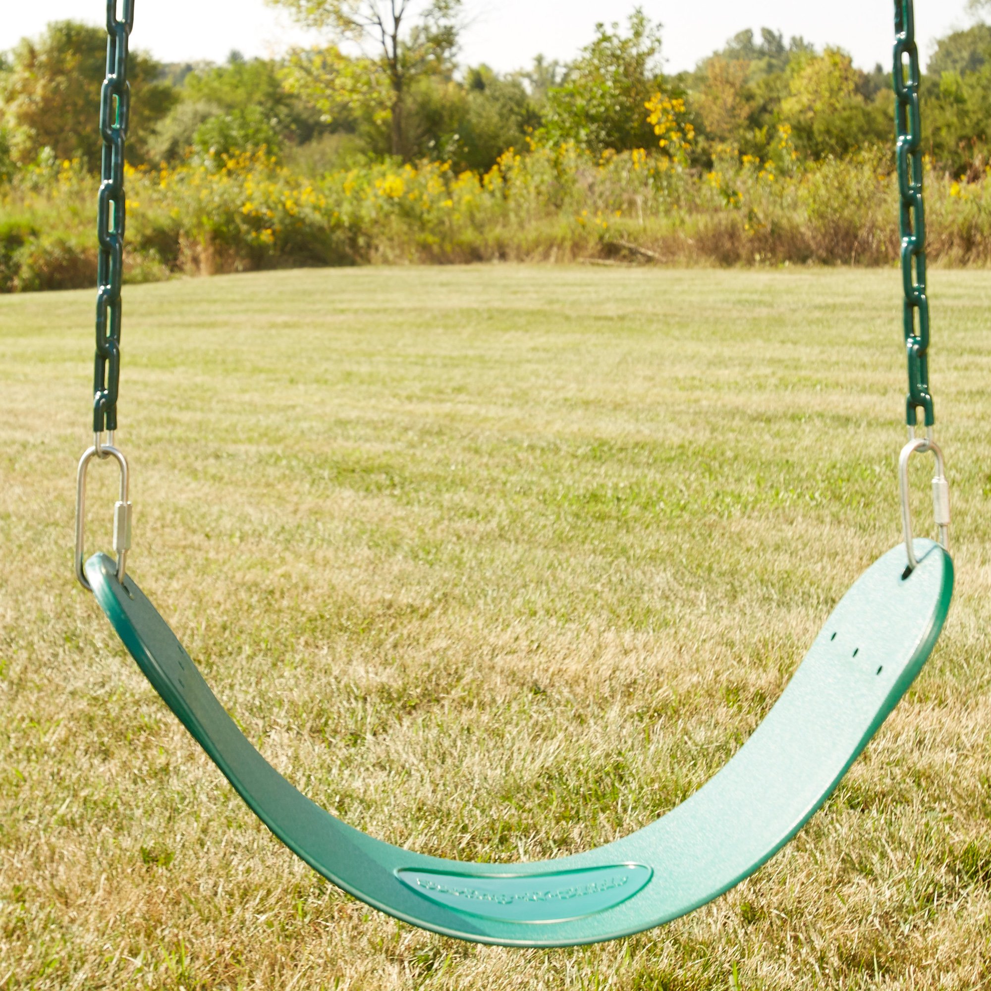2-Pack Green Swing Seats & Nest Swing Combo - Heavy Duty Swing Set Accessories for Kids, Backyard Playsets - Perfect for Outdoor Play, Parks, and Playgrounds
