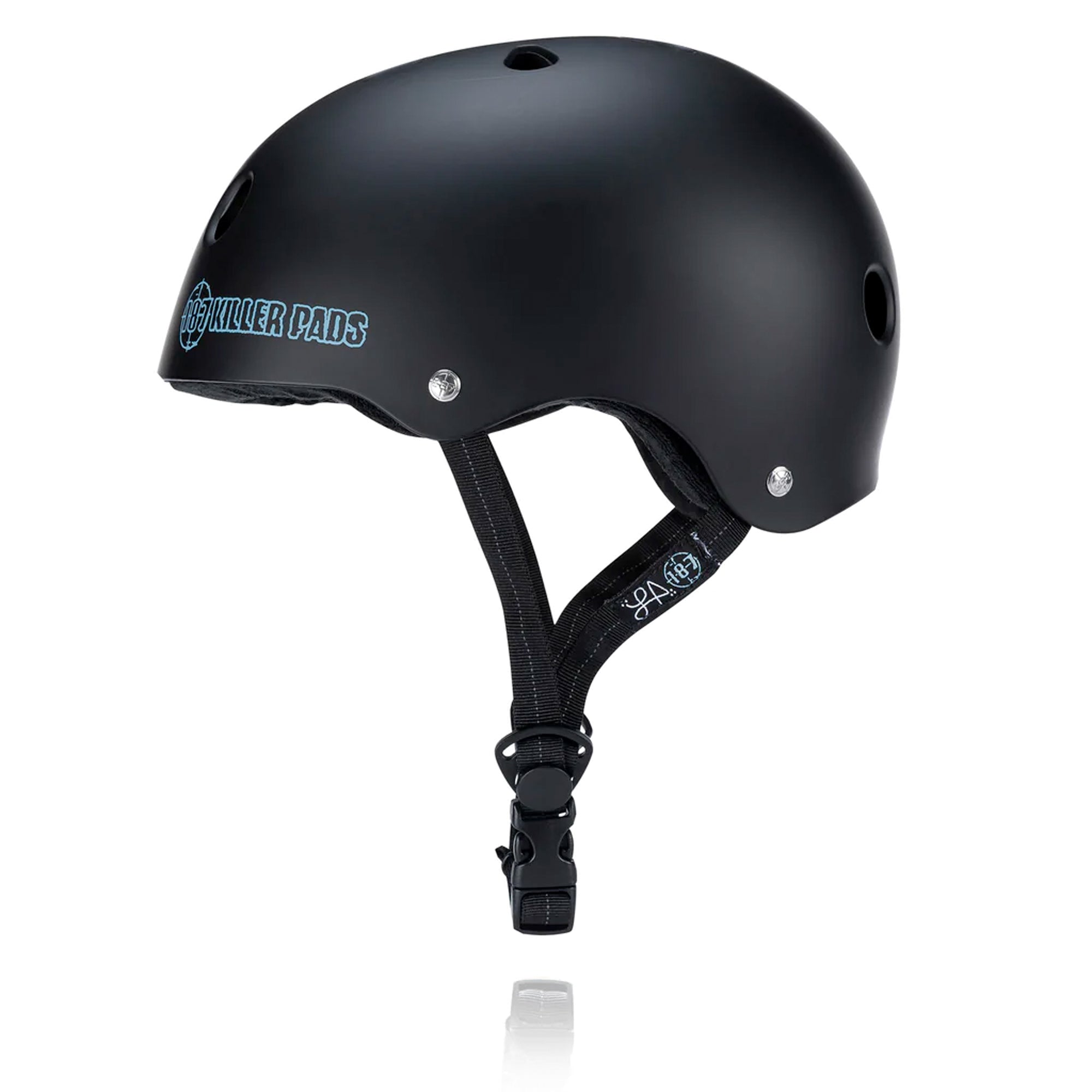 187 Killer Pads Pro Sweat Saver Lizzie Armanto Helmet - Medium/Black - Premium Skateboard & Longboard Protective Gear for Women