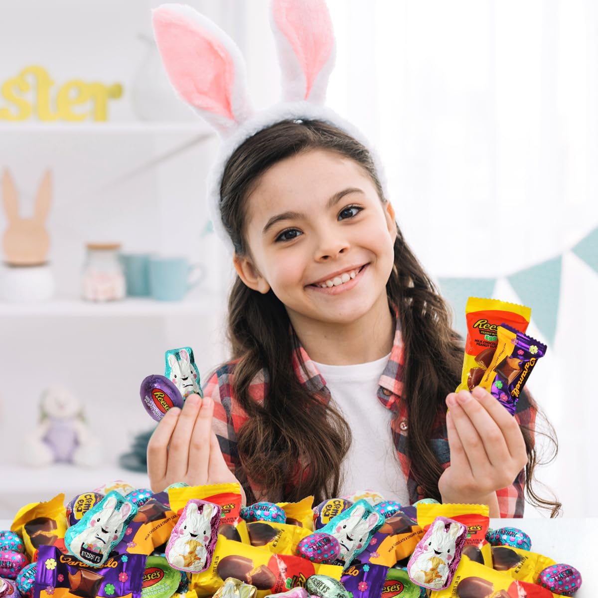5lb Easter Chocolate Variety Pack - Bulk Individually Wrapped Pastel Candy for Egg Hunts, Basket Stuffers & Easter Celebrations | Perfect for Party Favors, Classroom Treats & Holiday Gifting