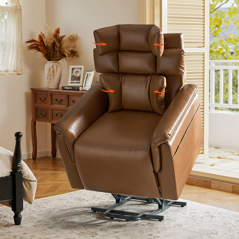 Best Lay Flat Lift Geri Chairs with Adjustable Headrest & Lumbar Support - Ergonomic Recliner for Elderly & Post-Surgery Recovery - Perfect for Home Care & Physical Therapy