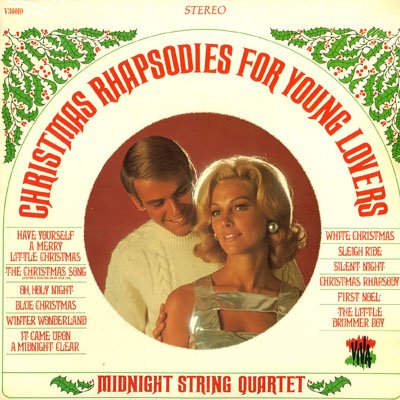 Christmas Rhapsodies For Young Lovers - Midnight String Quartet [Vinyl LP Record] | Romantic Holiday Music for Couples, Cozy Winter Nights & Christmas Gift Giving