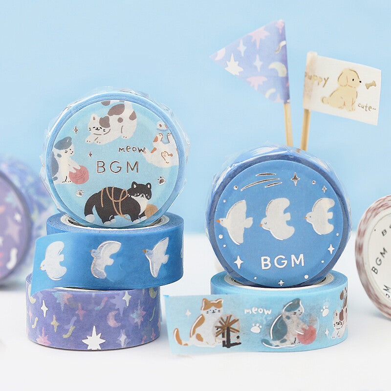 Beautiful Bird Washi Tape - Decorative Japanese Paper Tape for Scrapbooking, Journaling, and DIY Crafts | Perfect for Gift Wrapping, Bullet Journals, and Home Decor