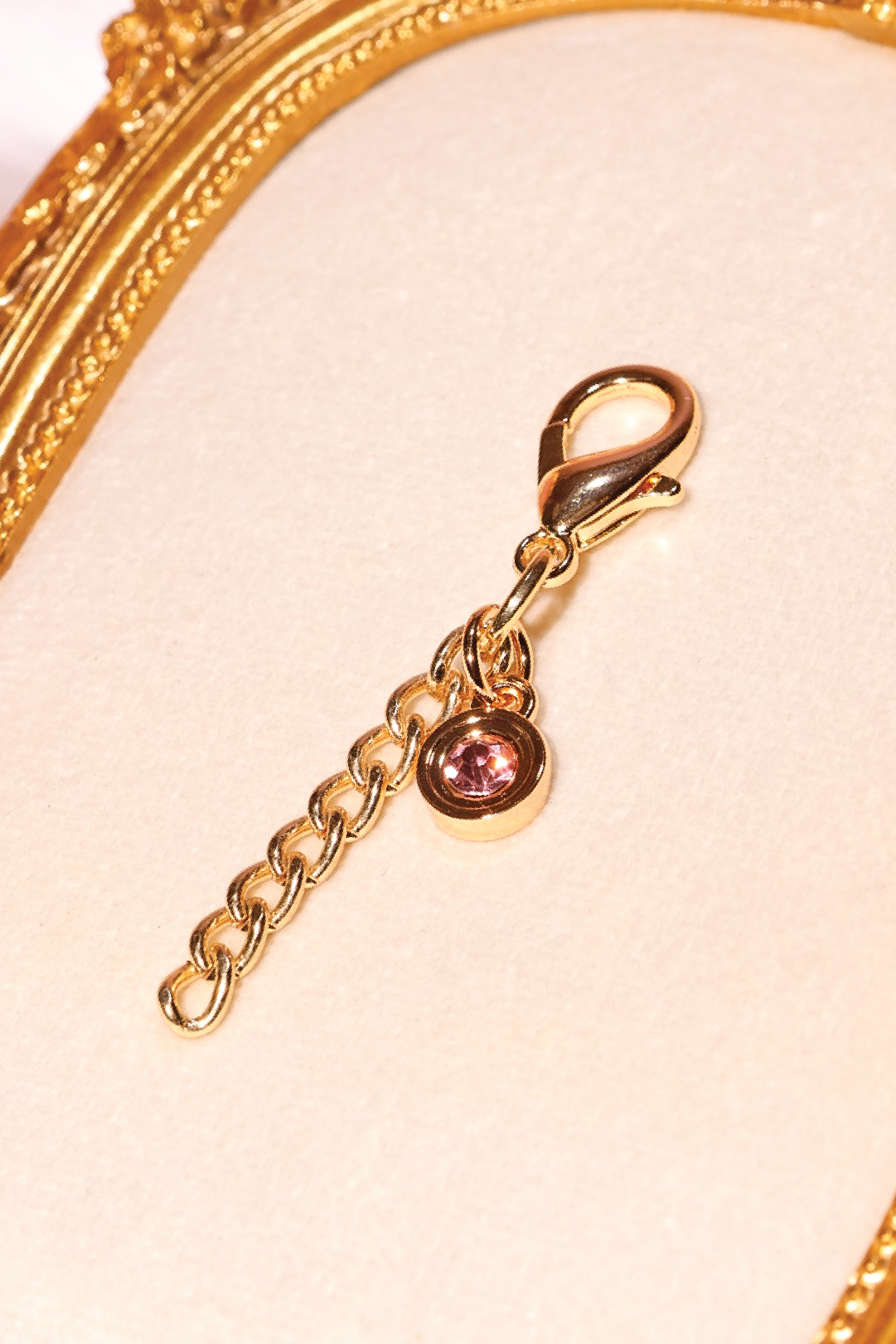Gold with Pink Bling