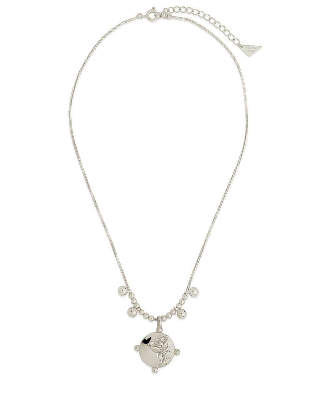 Elegant Fleur Pendant Necklace for Women - Dainty Floral Jewelry Gift for Her - Perfect for Valentine's Day, Anniversary & Special Occasions