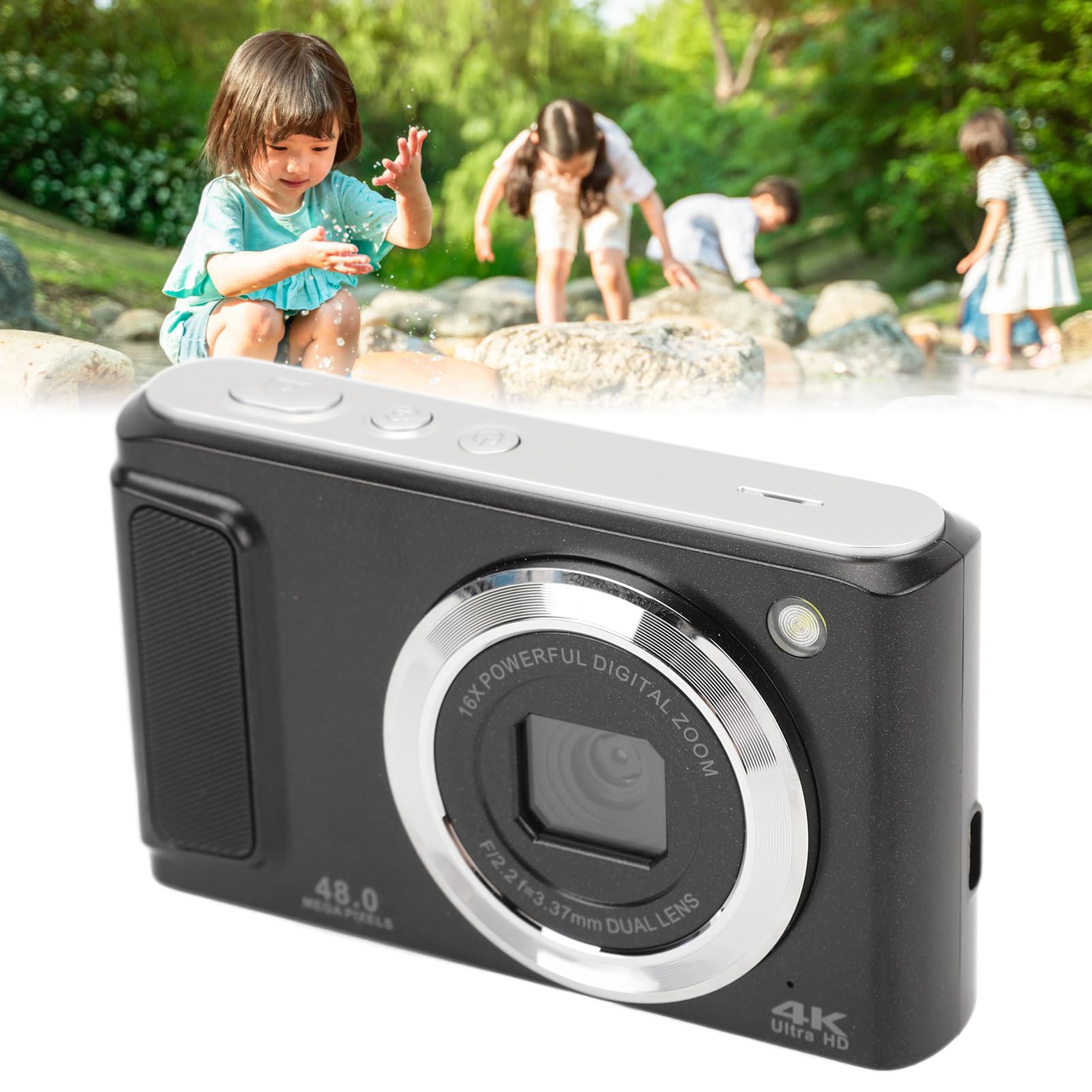 48MP Digital Camera with 16X Zoom | 4K Video & Autofocus | 3