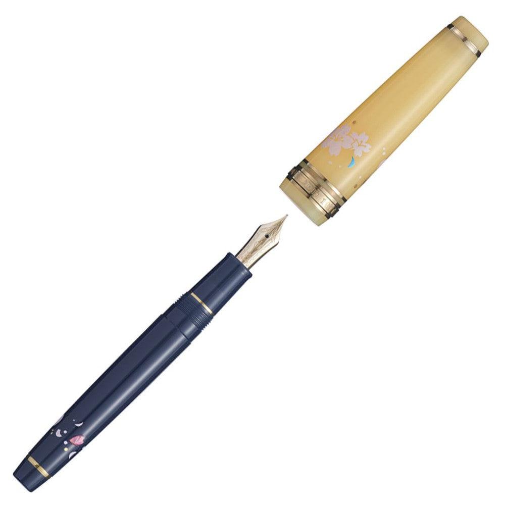 Sailor Fountain Pen Pro Gear Slim Princess Raden - Premium Japanese Writing Pen for Calligraphy, Note Taking & Gift Giving - Elegant Raden Design for Professionals & Collectors