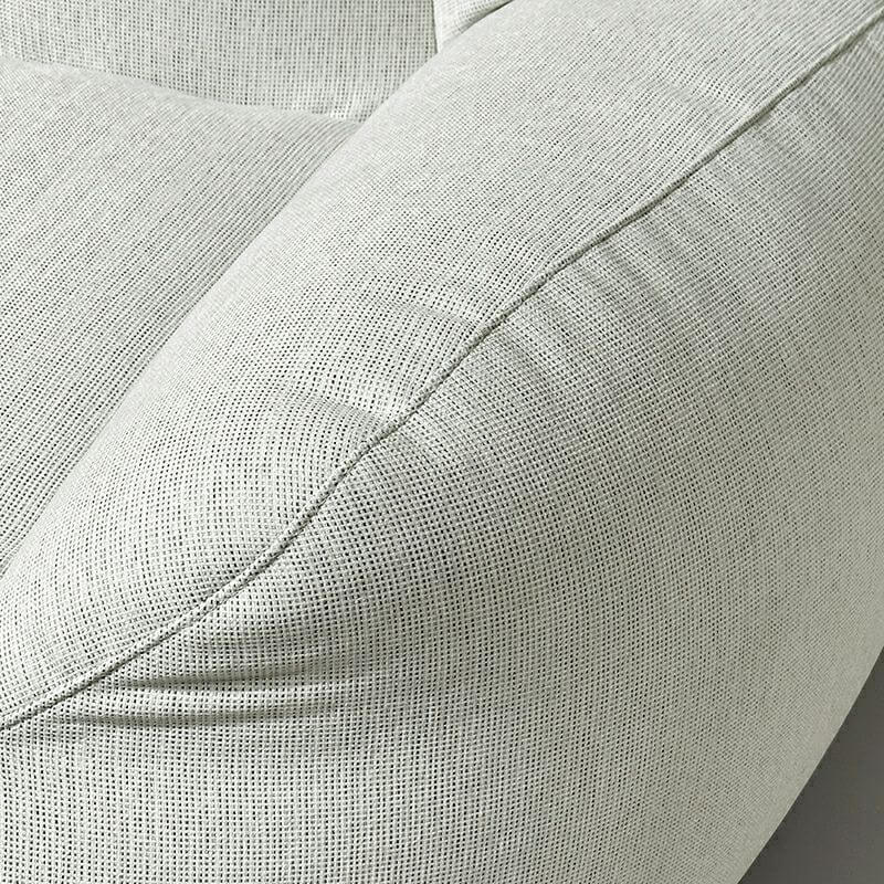 Premium Large Solid Color Cotton Blend Bean Bag Chair - Pre-Filled with Polypropylene Beans for 2 People - Perfect for Living Room, Game Room & Dorm Relaxation