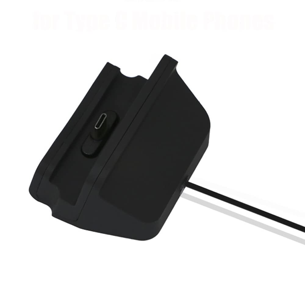 AGM H6 USB Type C Docking Station - Black | Fast Charging Dock with USB 2.0 Data Cable for AGM H6 Smartphone | Perfect for Office, Home & Travel Charging Needs