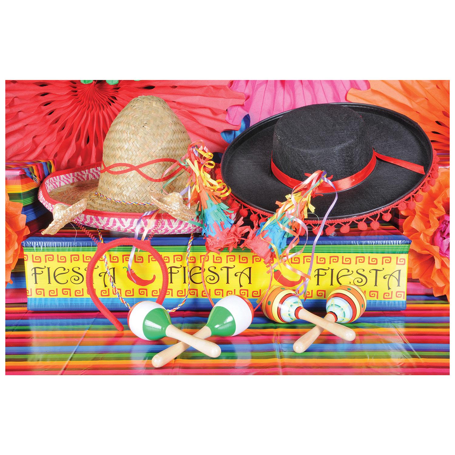 12 Pack Beistle Fiesta Sombrero Boppers - Colorful Party Hats for Cinco de Mayo, Birthday Celebrations & Mexican Themed Parties