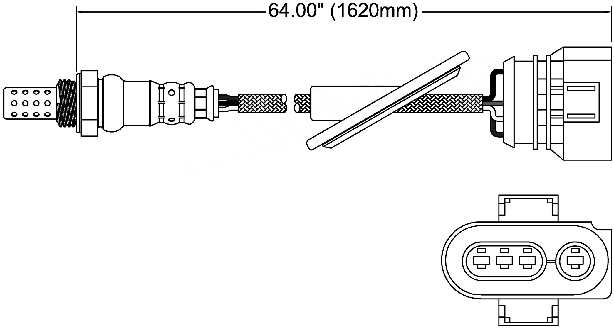 ACDelco Professional 213-3101 Heated Oxygen Sensor - Replacement O2 Sensor for GM Vehicles | Improves Fuel Efficiency & Engine Performance | Compatible with Chevy, Buick, GMC, Cadillac Models | Perfect for Engine Tune-Ups & Emissions Testing