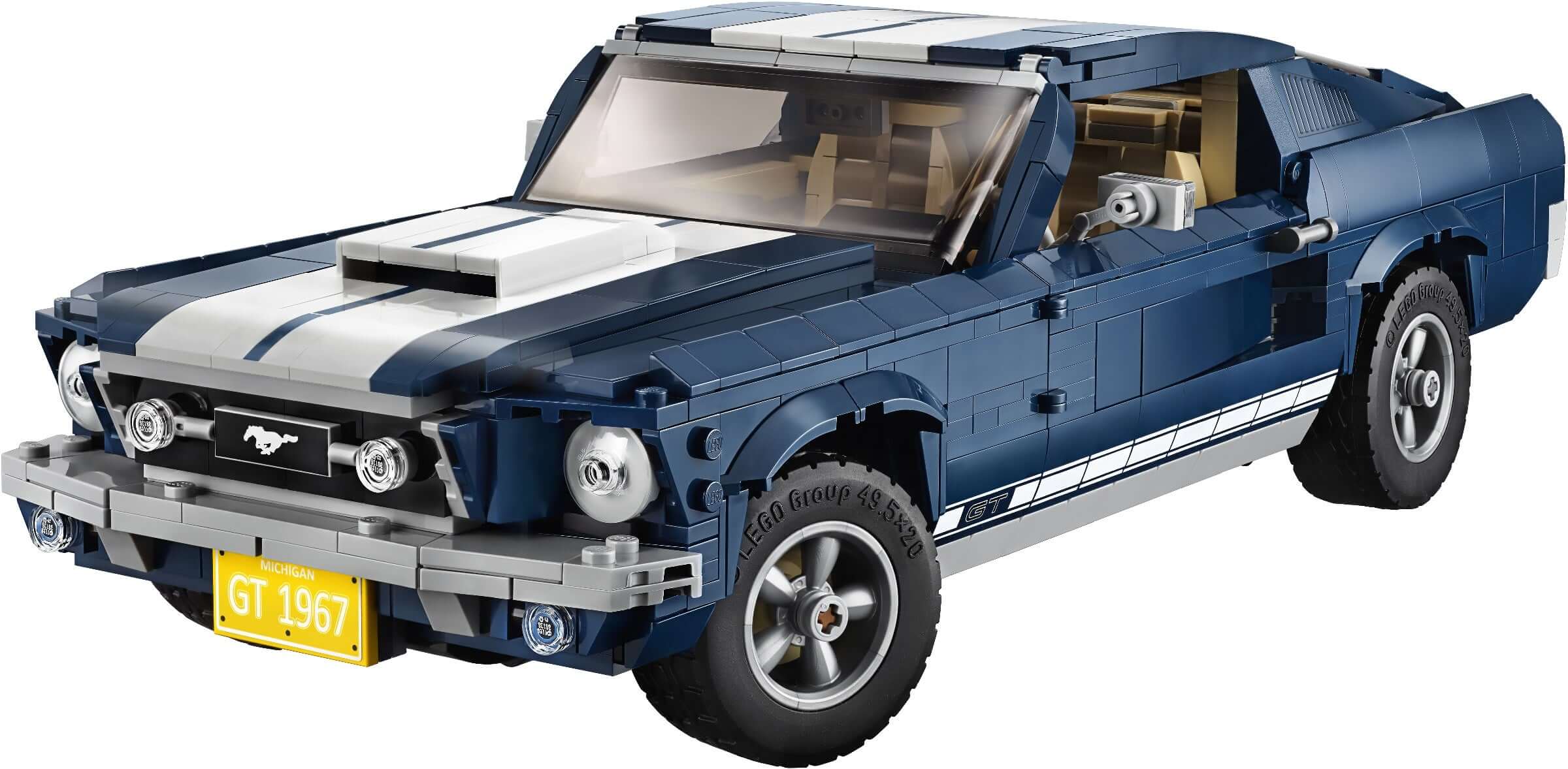 LEGO 10265 Ford Mustang Classic Car Building Set - 1471 Pieces, Collectible Model Kit for Adults & Teens - Perfect for Home Display, Office Decor & Car Enthusiast Gifts