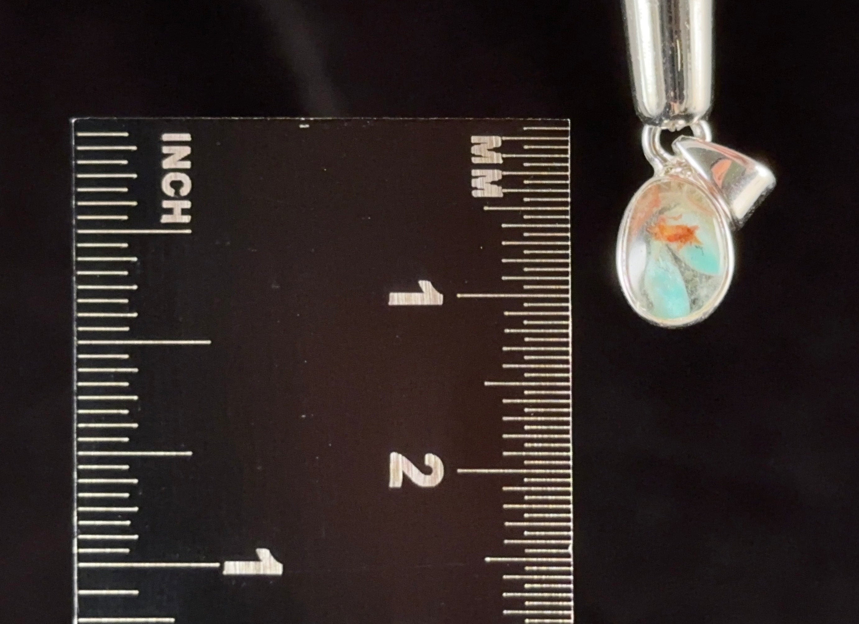 AJOITE in Quartz Crystal Pendant - Sterling Silver Oval Cabochon Fine Jewelry | Healing Crystals & Stones for Meditation & Energy Work | Unique 54523 Gemstone Necklace for Spiritual Healing & Chakra Balancing