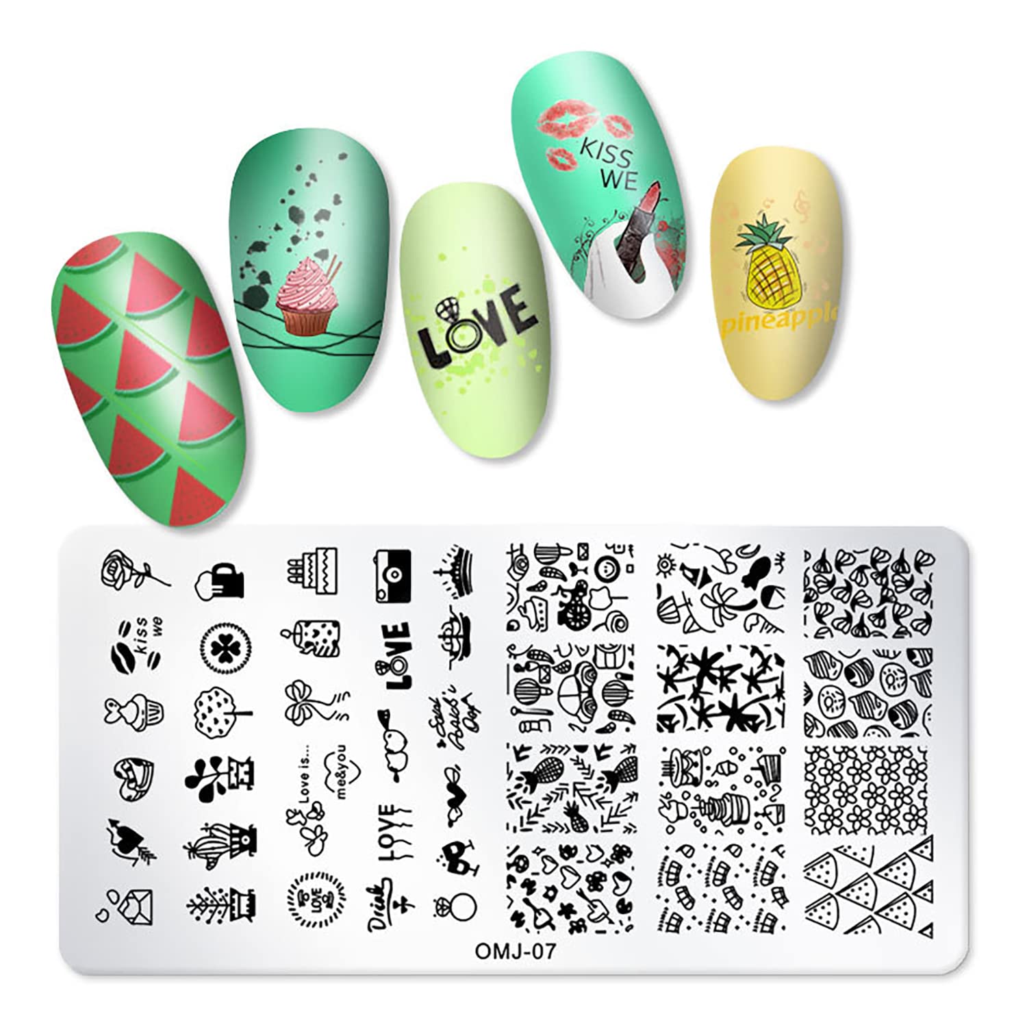 10Pcs Floral Butterfly Geometric Nail Stamping Plates - Professional Nail Art Templates for DIY Manicure & Salon Designs - Perfect for Home, Party & Special Occasion Nail Art