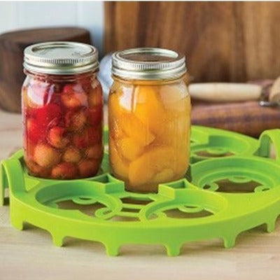 Dual Canning Rack for Mason Jars - Stainless Steel Home Canning Rack for Water Bath & Pressure Canning - Perfect for Preserving Fruits, Vegetables, Jams & Pickles