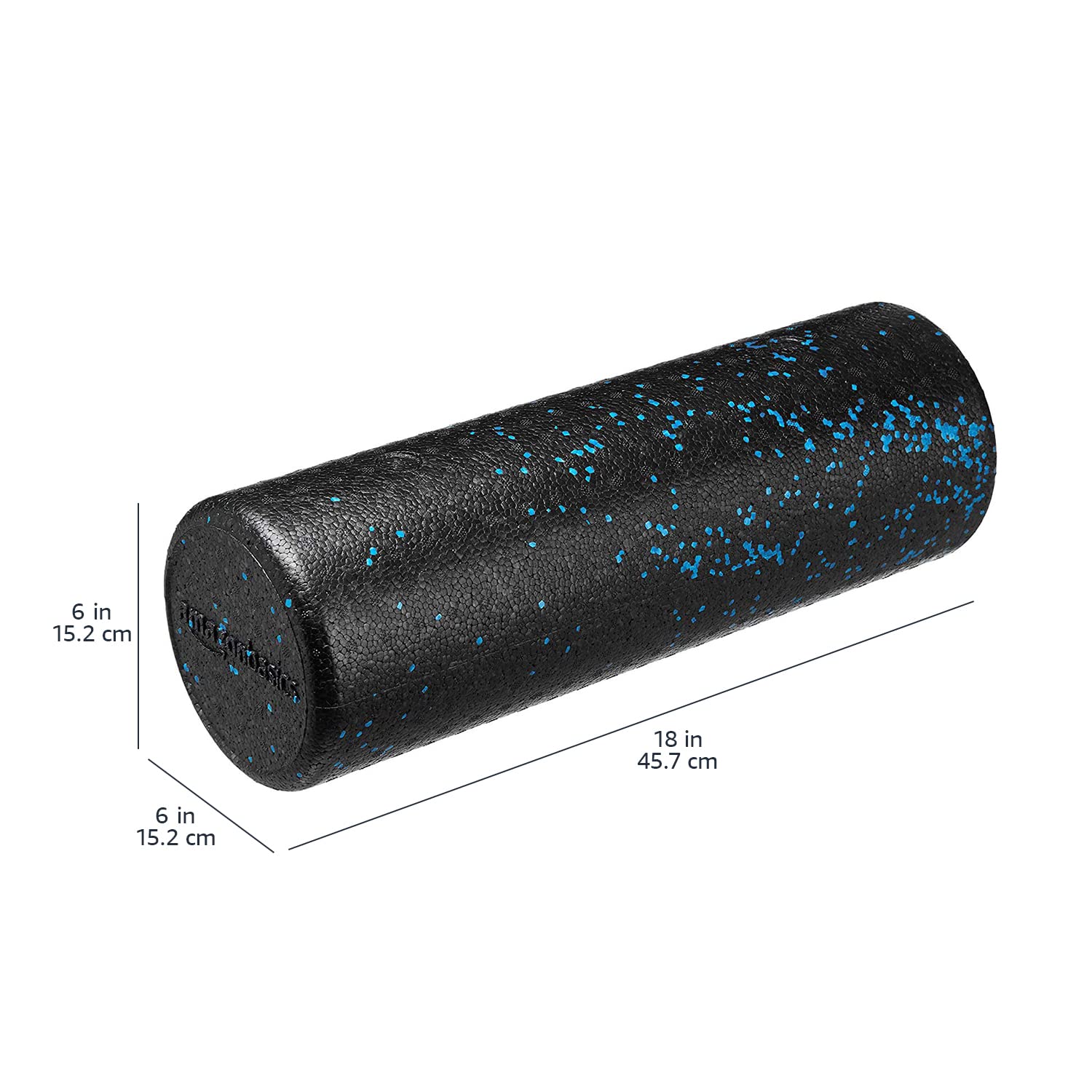 Amazon Basics High-Density Foam Roller for Muscle Recovery, Yoga, Workout & Physical Therapy - Perfect for Post-Workout Massage, Stretching & Pain Relief