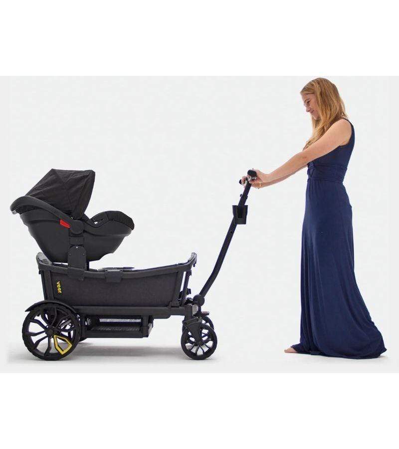 Veer Cruiser 1 Luxury Stroller Wagon - Premium All-Terrain Baby Stroller with Canopy & Storage | Perfect for Beach, Park, and Family Outings