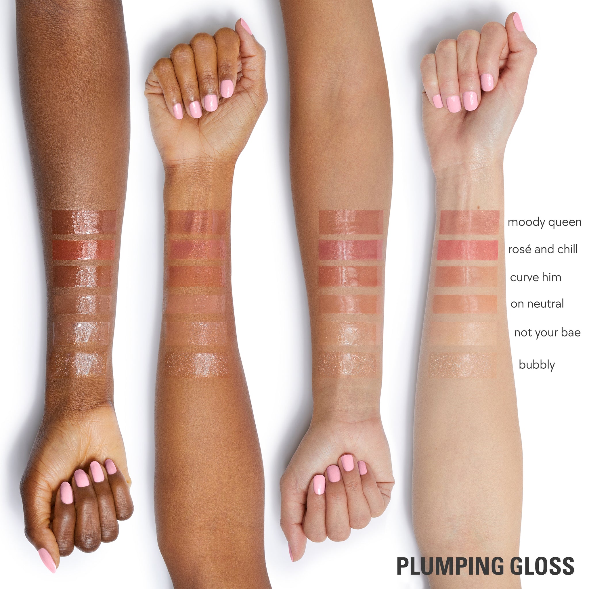 Plumping Lip Gloss Set - Hydrating & Volumizing Lip Gloss for Fuller Lips - Perfect for Daily Wear, Date Night & Makeup Looks