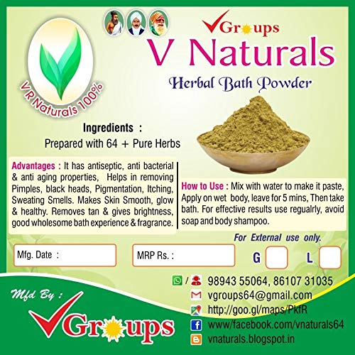 V Naturals Herbal Powder for Adults - 500g | Premium Organic Supplement for Energy & Wellness | Perfect for Smoothies, Tea & Daily Health Routine