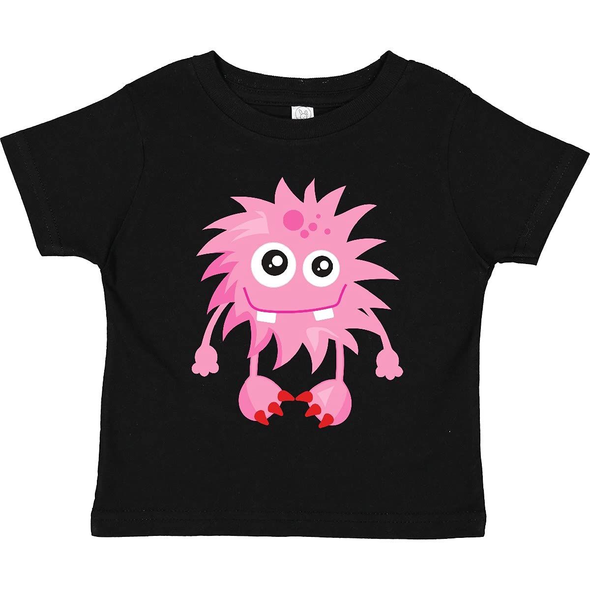 Inktastic Furry Monster Toddler T-Shirt - Pink Cute & Silly Graphic Tee for Boys & Girls | Fun Playdate & Birthday Party Outfit