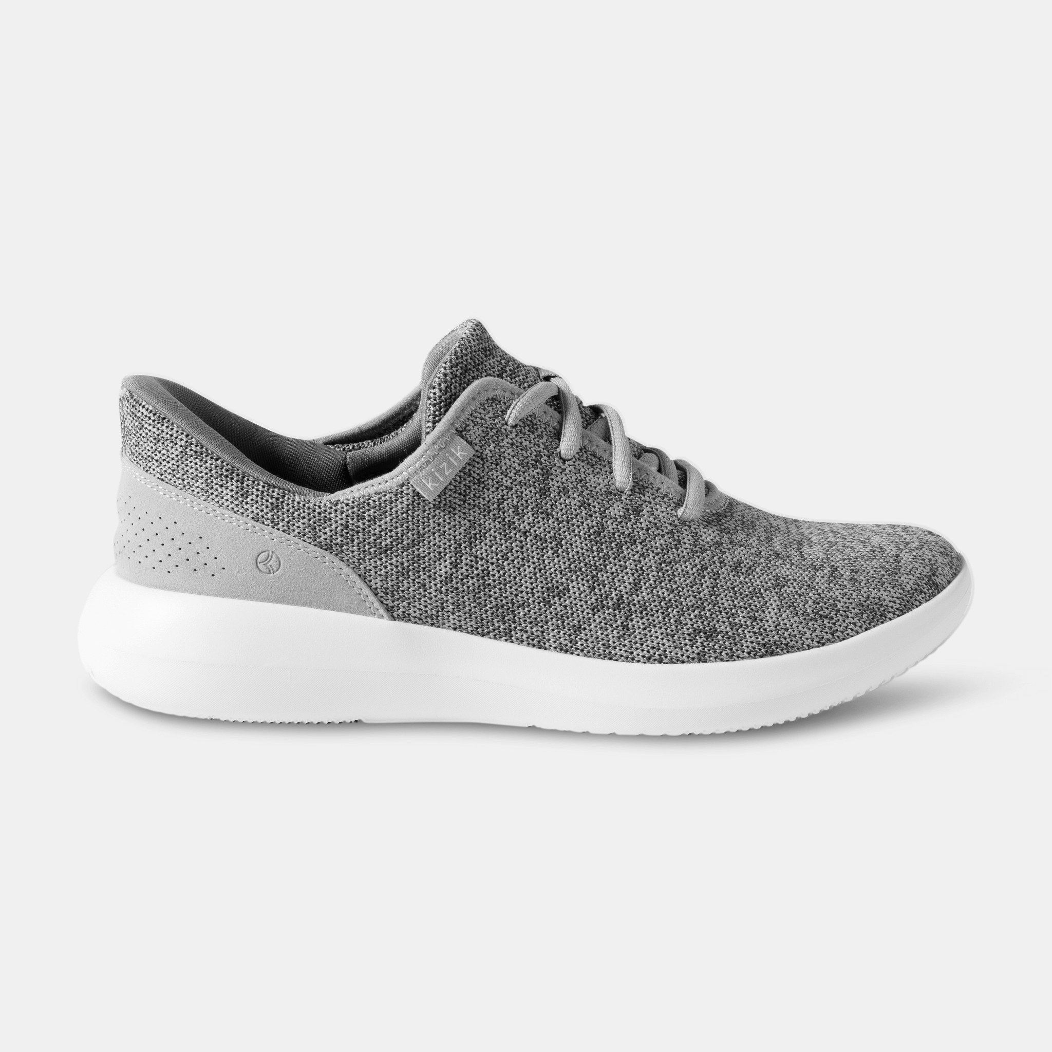 Men's Madrid Eco Knit Sweater - Heathered Grey | Sustainable Comfort Wear for Casual Outings & Relaxation