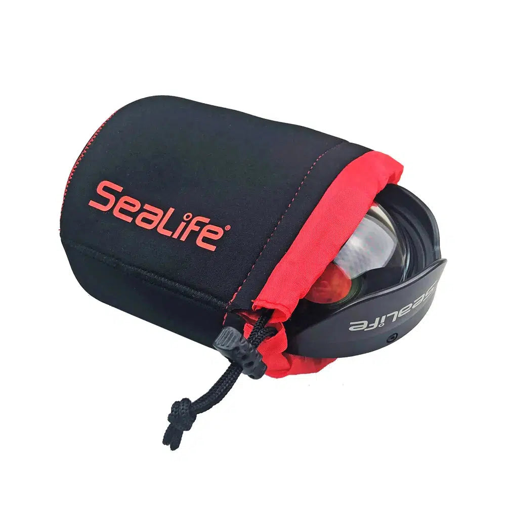 Waterproof Neoprene Lens Pouch for Scuba Diving & Underwater Photography - Protect Camera Gear While Snorkeling, Kayaking or Beach Trips