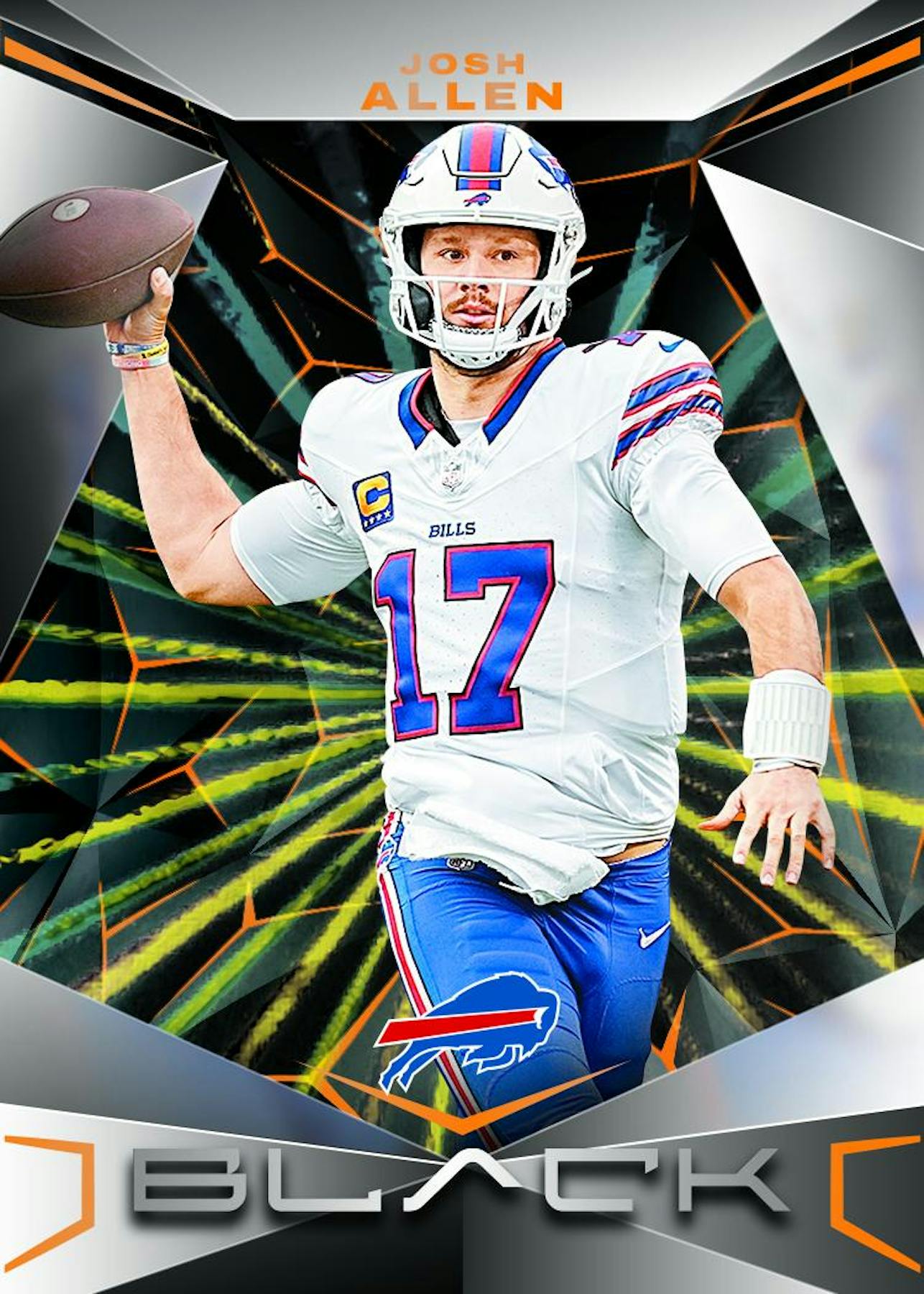 2024 Panini Black Football Hobby Box - Premium Collectible Trading Cards for NFL Fans | Perfect for Sports Memorabilia Collections & Fantasy Football Gifts