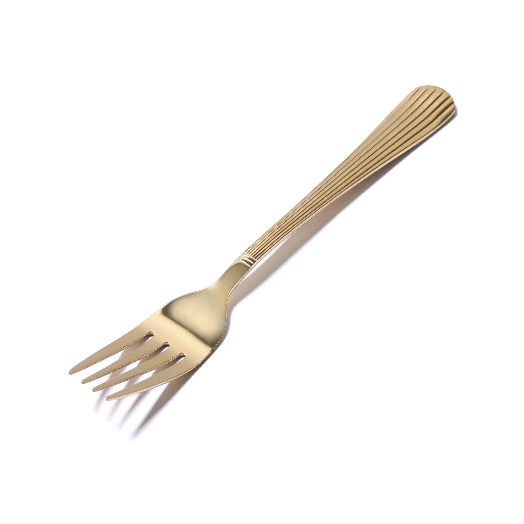 10-Piece Stainless Steel Gold Cutlery Set - Elegant Flatware for Dining, Parties, and Gifts