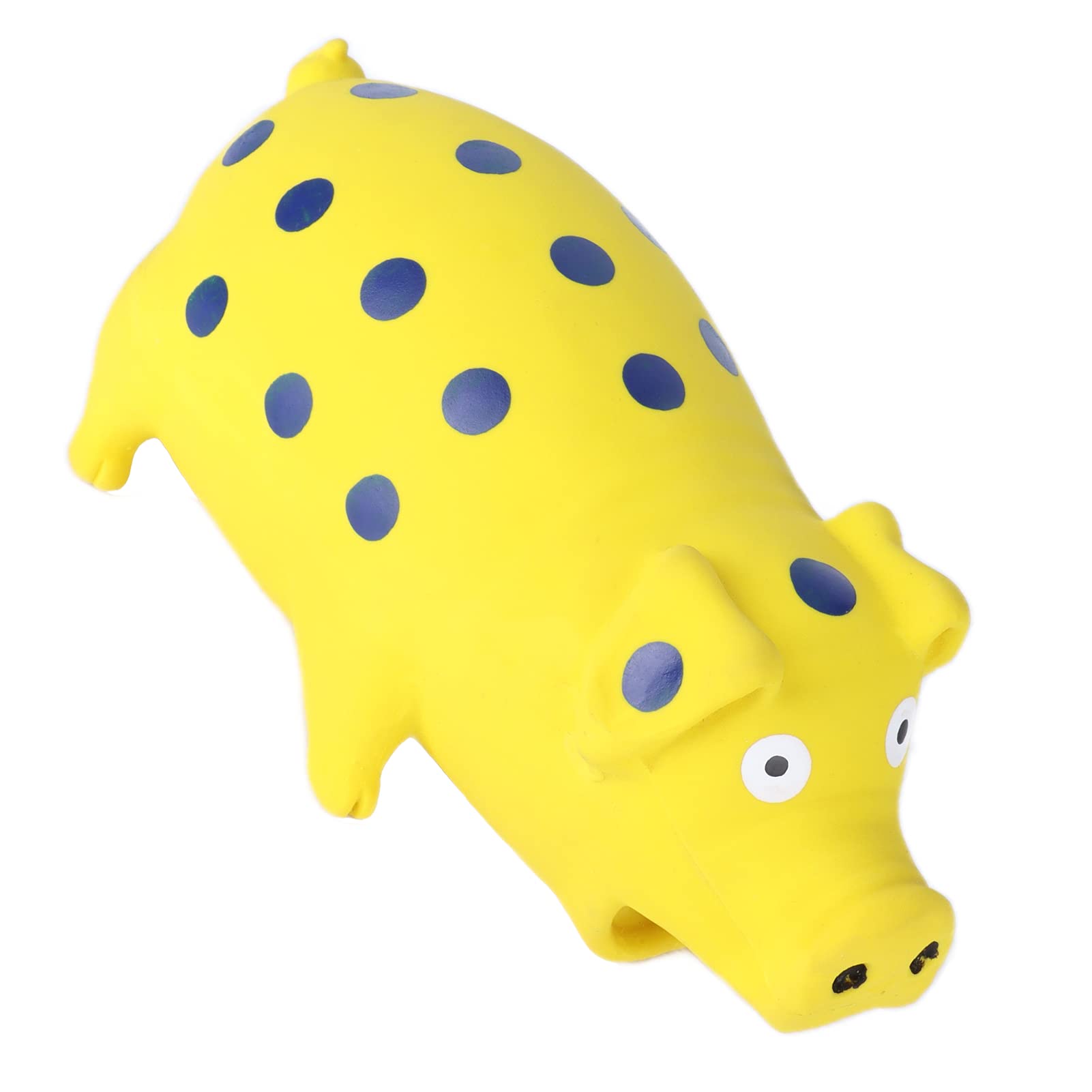 **Durable Latex Grunting Pig Chew Toy for Dogs - Elastic Squeaky Interactive Puppy Toy for Small & Medium Breeds - Perfect for Playtime, Training & Teething Relief**