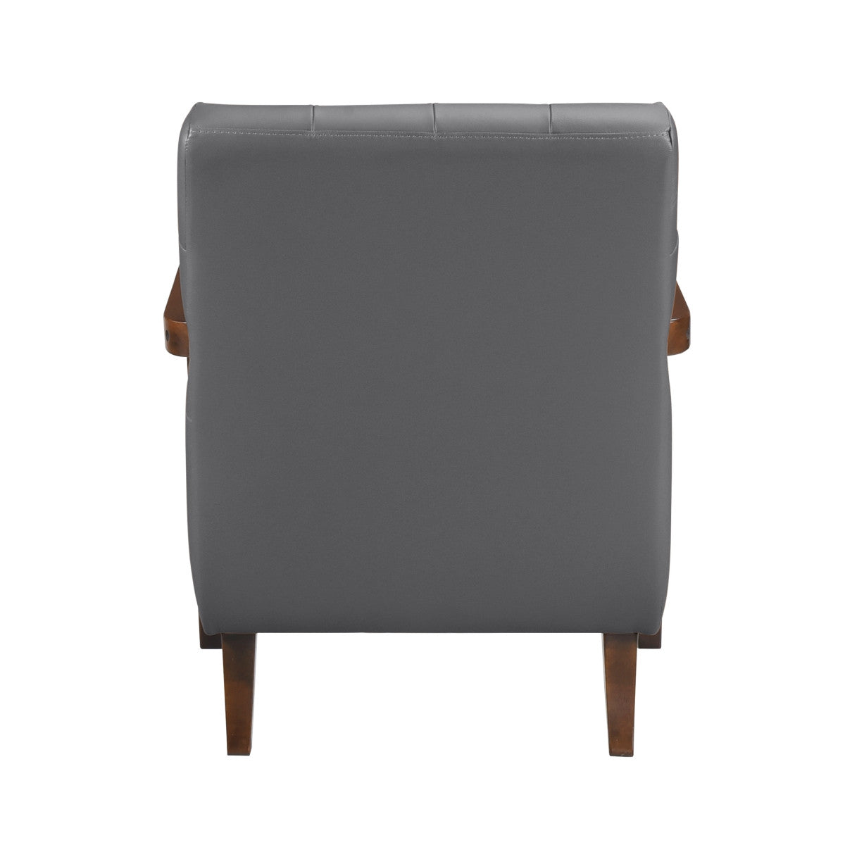Archam Accent Chair Dark Grey - Modern Lounge Chair for Living Room, Bedroom & Office - Comfortable Upholstered Armchair with Sturdy Metal Legs