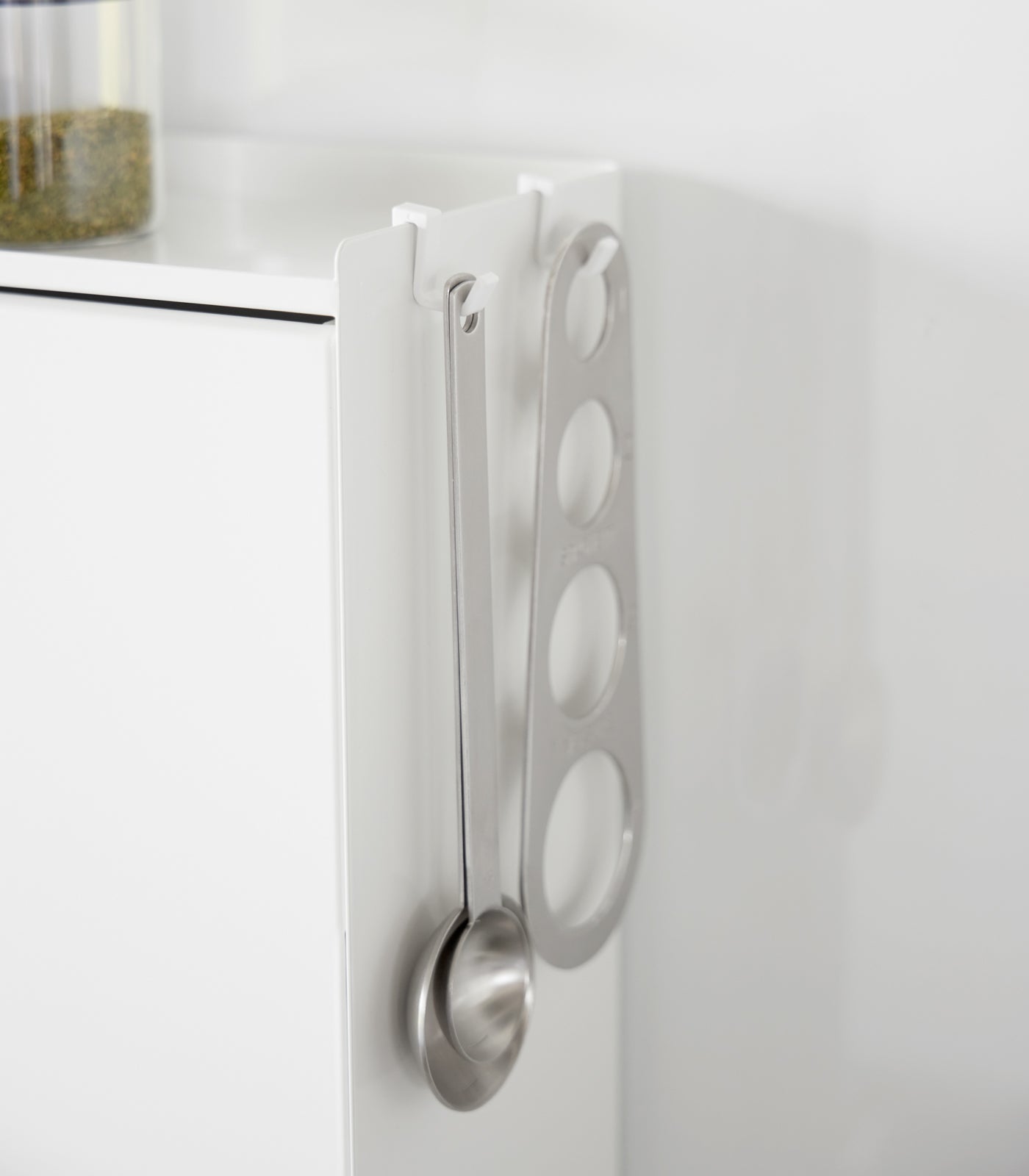 Hidden Spice Rack Organizer - Stainless Steel Spice Storage for Kitchen Cabinet & Countertop - Perfect for Small Spaces & Home Organization