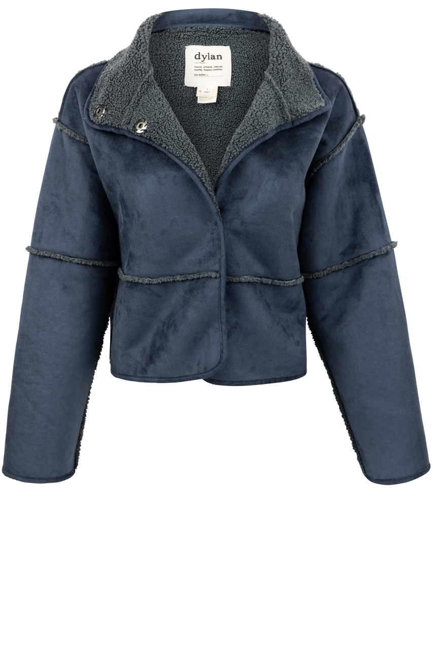 Dylan Reversible Crop Jacket for Women - Lightweight Fashion Outerwear for Spring & Fall - Perfect for Casual Outings, Date Nights & Travel
