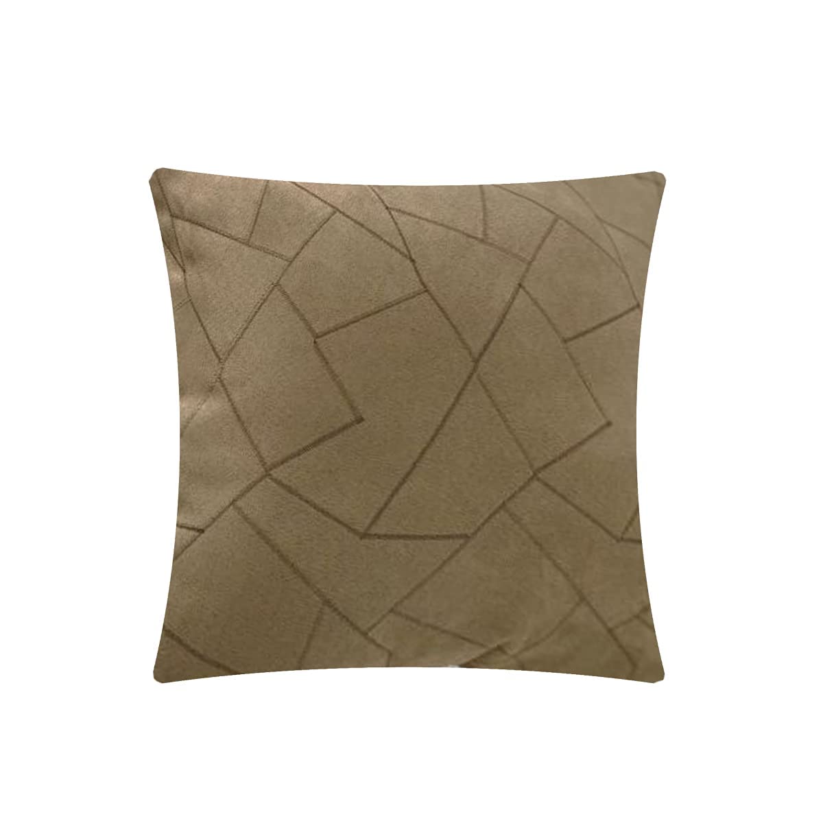 Microtex Innovation - Set of 2 18x18 Inch Throw Pillows with Stuffing | Embroidered Accent Cushions for Sofa, Bed & Home Decor | 100% Polyester Fiber Filling | Made in USA (Wheat) | Perfect for Living Room, Bedroom & Cozy Spaces