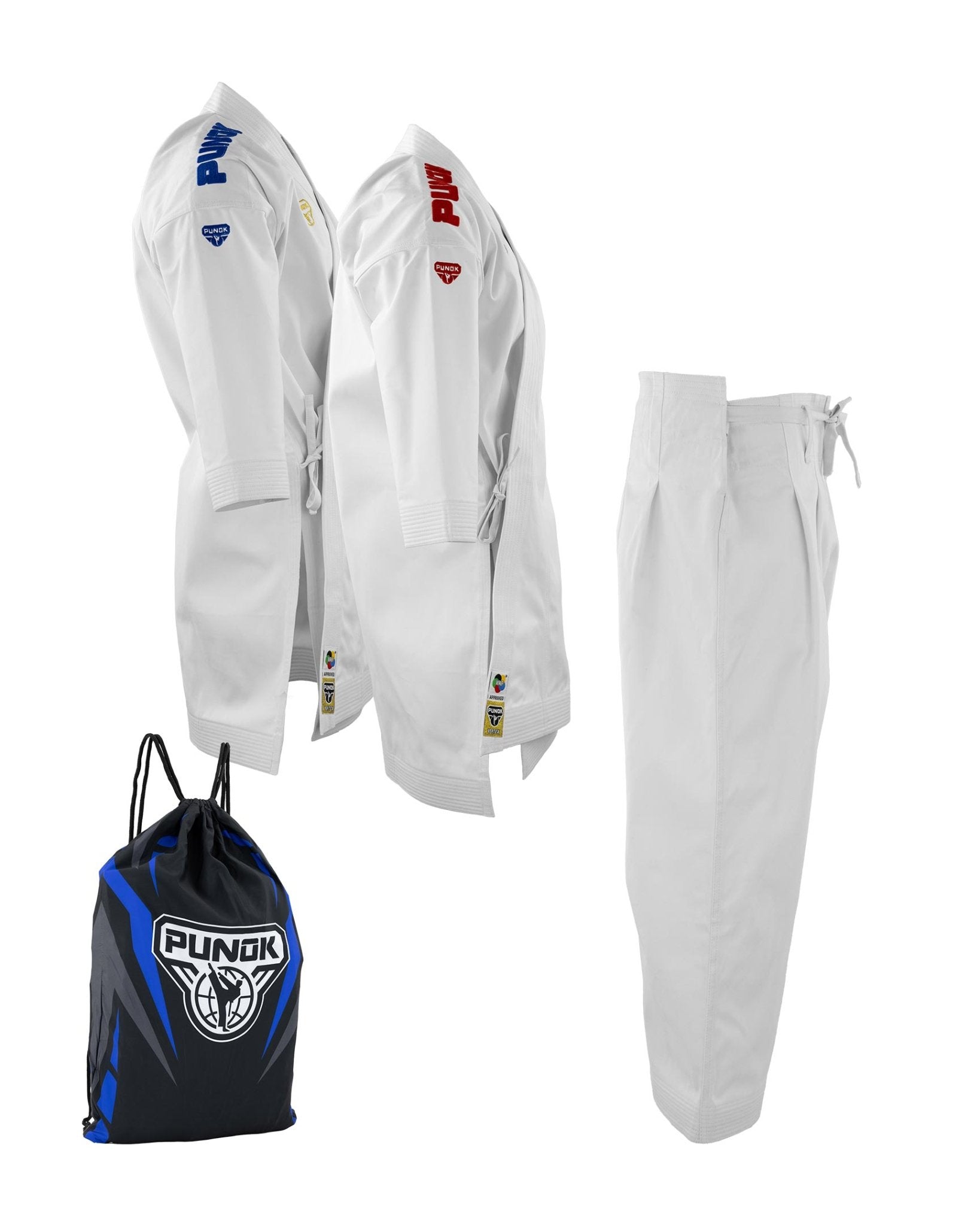 Punok Vertex Kata Gi Set - Premium Martial Arts Uniform for Karate, Judo & Taekwondo Training - Lightweight & Durable for Kids & Adults