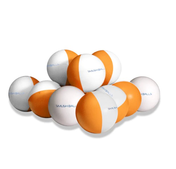 Smushballs Two Tone Practice Balls - Soft Textured Training Balls for Baseball, Softball & Cricket | Perfect for Pitching, Catching & Fielding Drills