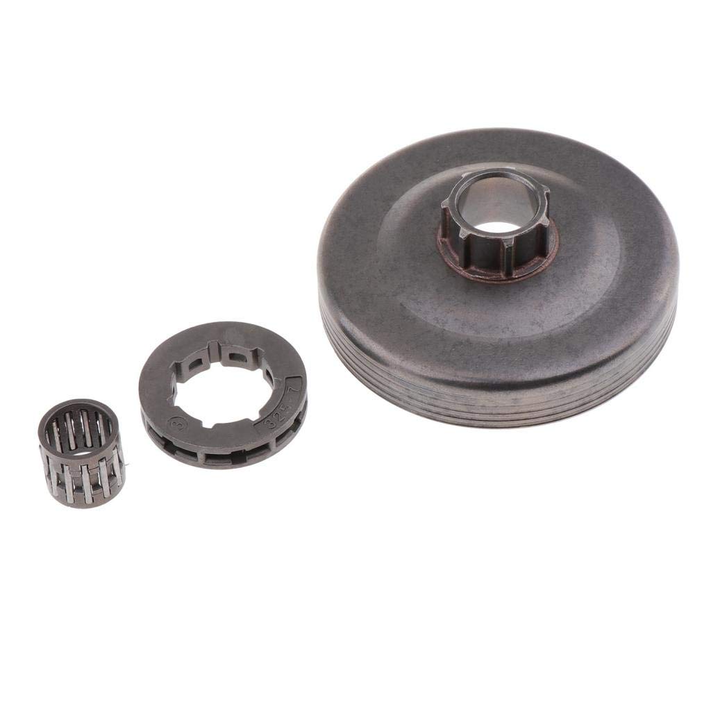 Yajuyi 0.325-7 Teeth Sprocket Rim Clutch Bearing Replacement for Husqvarna 4500 5200 5800 Chainsaws - Perfect for Wood Cutting, Tree Trimming and Forestry Work