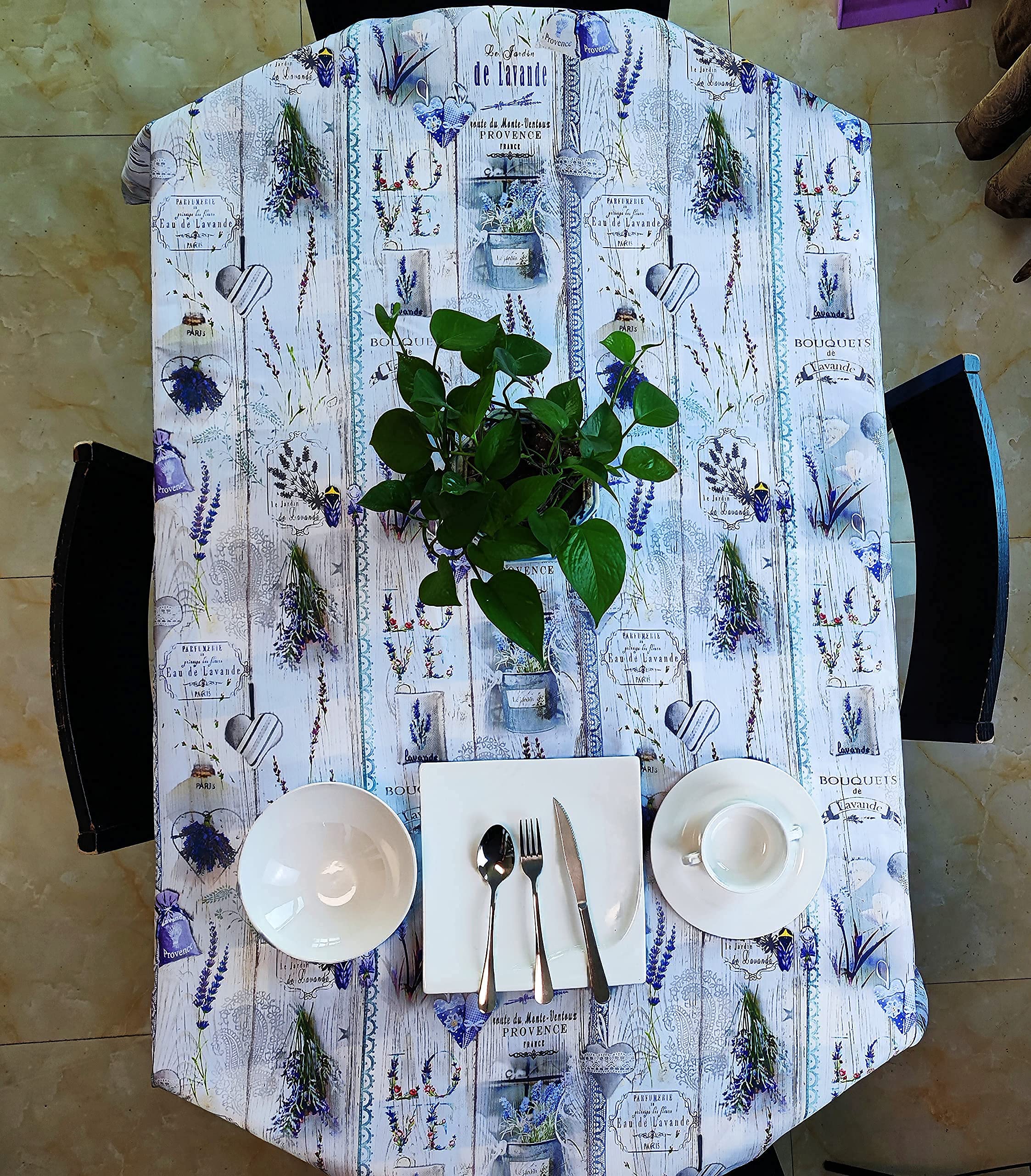 Waterproof Outdoor Picnic Tablecloth - Scratch-Resistant, Easy Clean Rectangular Table Cover with Fade-Proof Printing for Patio, Camping & Backyard Dining