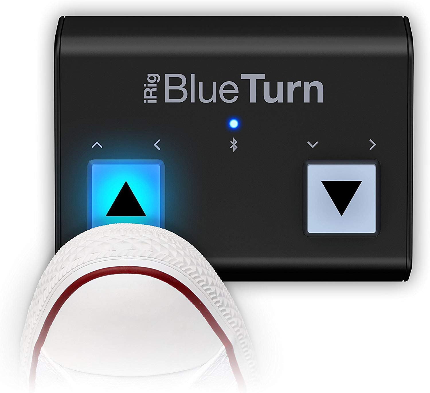 IK Multimedia Page Turner Pedal & Tablet Mount Kit - Bluetooth Controller for Digital Sheet Music | Perfect for Musicians, Performers & Music Teachers | Use with iPad, Laptop & Music Stand for Live Performances