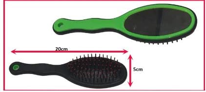 Premium Boar Bristle Hair Brush with Cushion Base for Shine & Volume - Detangling & Styling Brush for Women & Men - Perfect for Home, Travel & Salon Use (Pack of 1, Colors May Vary)